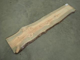 (1) Piece Of Approx. 88in X 2in Rough Sawn Blue Stain Pine w/ 15in - 18in Width (FORT SASKATCHEWAN YARD)