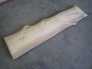 (1) Piece Of Approx. 83in X 2in Rough Sawn Blue Stain Pine w/ 15in - 18in Width (FORT SASKATCHEWAN YARD)