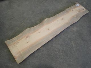 (1) Piece Of Approx. 83in X 2in Rough Sawn Blue Stain Pine w/ 15in - 18in Width (FORT SASKATCHEWAN YARD)