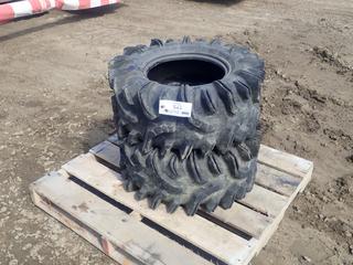 (2) Super Terminator 28X12-14 ATV Tires (LOCATED IN EDSON)