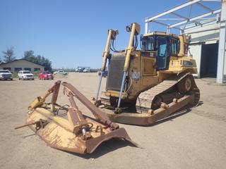 2004 Caterpillar D7R XR Series II Crawler Dozer c/w A/Dozer w/Tilts, C-Frame, A/C Cab, Paccar Winch w/Fairlead And 24in SBG Pads. Showing 9359hrs. PIN CAT00D7RTAGN00676 (FORT SASKATCHEWAN YARD)