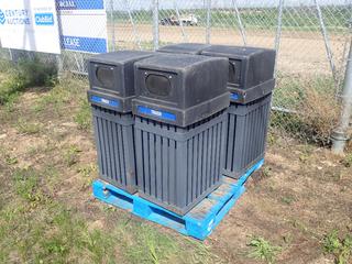 Qty Of (4) Garbage Cans(LOCATED OFFSITE @ Fort McMurray Airport, 547 Snow Eagle Drive, Fort McMurray, AB) 