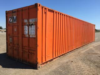 40ft Storage Container # ZCSU 2158504 *Note - Buyer Responsible for Removal* (HIGH RIVER YARD)