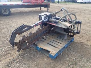 Paladin Bradco 625 Skid Steer Hydraulic Trencher. SN 286106