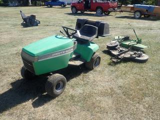 Deutz-Allis 1613 Ride On Lawn Mower c/w Vanguard Briggs And Stratton Diesel Engine, 4ft Mower Deck, 5ft Tow Behind Mower Deck And 46in Snow Blade *Note: Running Condition Unknown, Buyer Responsible For Removal*