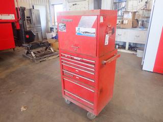 Snap-On 27in X 20in X 33in Portable Toolbox c/w Snap-On 26in X 17in X 19in Top Chest And Contents