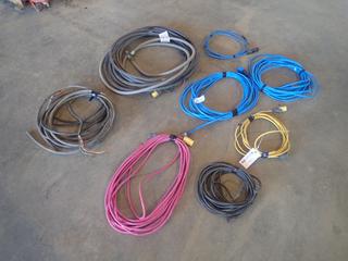 Qty Of Assorted Extension Cords And Electrical Wire