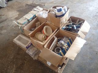 Qty Of Floaters, Chlorine Injectors, Hot Tub Parts And Brushes