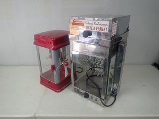 Sunbeam Popcorn Machine c/w Greer Enterprise 56 Hot Dog Machine