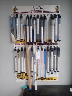 Qty Of Assorted Eagle Alloy Welding Rods Includes: Eagle 822, Eagle 188, Eagle 194, Eagle 823 Plus, Eagle 865, Eagle 500FC, Eagle 866 Ultra Chrome, Eagle 603 Build Up *Note: Contents Only, Shelving Not Included*