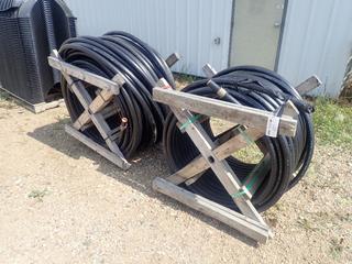 (2) Rolls of Poly Tubes 1 1/4in Sewer Pump Out Line *Note: Lengths Unknown* 