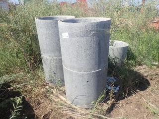 Qty of (5) 2ft x 2ft Septic Tank Risers *Note: Buyer Responsible For Removal*