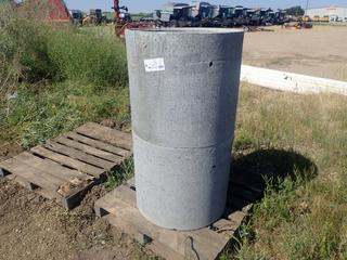 (2) 2ft x 2ft Septic Tank Risers *Note: Buyer Responsible For Removal*