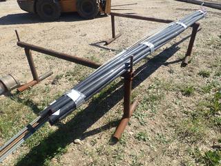 Qty of 20ft Pump Rods c/w 12ft x 1 1/4in Poly Pipe *Note: Pipe Stands Not Included*