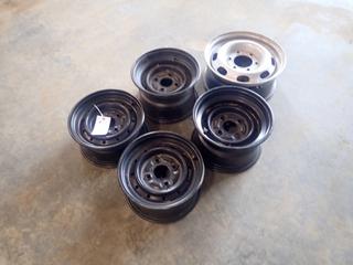 (2) 12X6.0 AT 4-Bolt Rims, (2) 12X7.5 AT 4-Bolt Rims And (1) 5-Bolt Rim