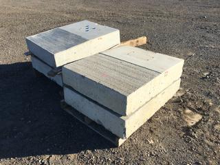 (4) Concrete Slabs, 39in x 31in x 7-1/2in (HIGH RIVER YARD)