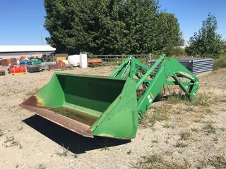 John Deere 746 Front End Loader with 97-1/2in W Bucket, S/N W00746C002452 (HIGH RIVER YARD)