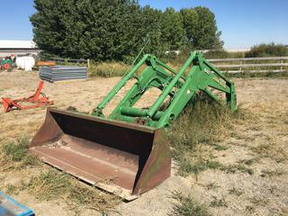 John Deere 840 Front End Loader with 97-1/2in W Bucket (HIGH RIVER YARD)