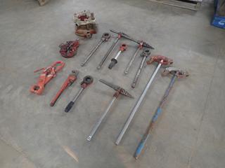 Assorted Hilti Threaders, Reamers, Conduit Benders, Pipe Wrenches, Etc (HIGH RIVER YARD)