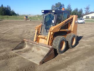 2006 CASE 430 Skid Steer c/w 2-Spd, Aux Hyd, AC/Heater, 2000lb Cap, 72in Bucket And 12 X 16.5NHS Tires. Showing 5913hrs. PIN N6M432456 (FORT SASKATCHEWAN YARD)