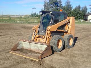 CASE 430 Skid Steer c/w 2-Spd, Aux Hyd, AC/Heater, 2000lb Cap, 72in Bucket And 12 X 16.5NHS Tires. Showing 6175hrs. *Note: Unable To Verify SN* (FORT SASKATCHEWAN YARD)