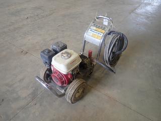 Powerjet Pressure Washer c/w Honda GX200 Gas Engine And Hose *Note: No Wand* (FORT SASKATCHEWAN YARD)