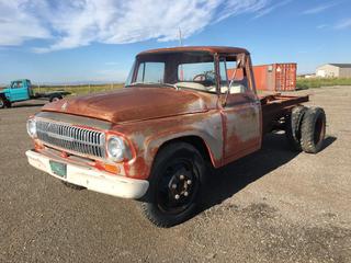 1966 International 1500 Cab And Chassis c/w Inline 6 Engine. *Note: Restoration Project, Engine Ran 2 Years Ago, As Per Consignor* (HIGH RIVER YARD)