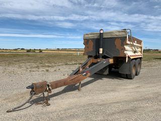 2015 Renn T/A Pony Pup c/w Spring Susp., SL1400 Hardox Box, Electric Tarp, Groeneveld Auto Greaser, 11R24.5 Tires, Current CVIP, VIN 2S9NE2694F1031460 (EQUIPMENT FROM EID COUNTY)