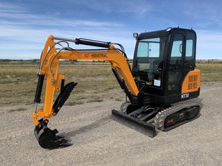 2023 AGT Industrial NT30 Mini Excavator c/w 24hp Kubota Engine, Aux. Hydraulics, Swing Boom, Backfill Blade, Tool Kit, Showing 2.5hrs, S/N NT3023082201F  (HIGH RIVER YARD)