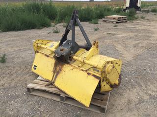 John Deere F040 60in 3-Point Hitch Tiller, S/N 401225M PL#9005  (HIGH RIVER YARD)