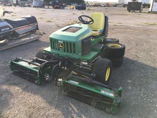 John Deere 2653A Reel Mower c/w Diesel Engine Model 3008D002, 20x10.00-10 Tires And (4) Spare Tires, Showing 1951.9hrs, S/N TC2653D120178 *Note: Needs Battery, Turns Over Won't Start*  (HIGH RIVER YARD)