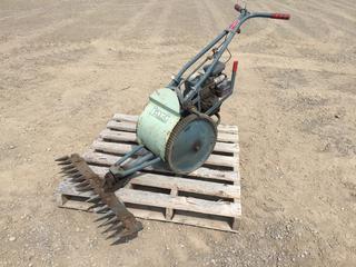 Jari Model 80202 32in Walk Behind Gas Sickle Mower *Note: Requires Repair* PL#9001  (HIGH RIVER YARD)