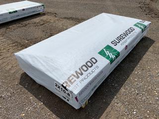 Lift of 2x10 - 8ft Planed Lumber 2&BTR KDHT SPF, Approximately 30pcs  (HIGH RIVER YARD)