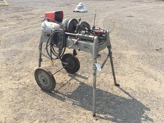 Ridgid 535 Pipe Threader, 25-60Hz, 115V, 15.0A, 36 RPM c/w Foot Pedal, S/N EC08394C94 *Note: In Working Condition, As Per Consignor* PL#9090  (HIGH RIVER YARD) 