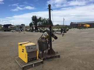 Esab 653 CCVC Welder And Esab SubArc c/w Manual Manipulator, Drive Rollers, Flux Hopper, (2) A2 Welding Controller, S/N ME-J004087 PL#9127  (HIGH RIVER YARD)