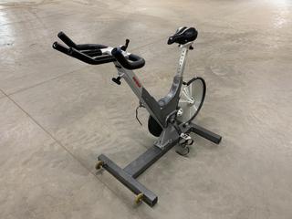 Keiser Model M3 Spin Bike c/w Self-Tensioning Poly V-Belt Drive, Magnetic Resistance, 4-Way Adjustable Seat And 2-Way Adjustable Handlebars, S/N 101217-26868  (HIGH RIVER YARD)