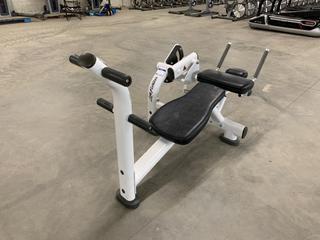 Life Fitness Ab Crunch Bench, S/N 08001001588  (HIGH RIVER YARD)