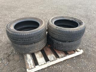 (4) Bridgestone Dueler H/L Alenza 275/55R20 113T M+S Tires PL#9030  (HIGH RIVER YARD)