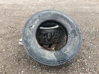 (1) General MS520 Continental Tire 11R24.5 And (1) Kumho 385/65R22.5 M+S KMA02 Mixtrac Tire PL#9031  (HIGH RIVER YARD)