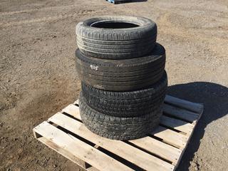 (4) Assorted Tires, LT265/75R16, 215/60R16, 235/75R17 And LT 275/70R18 PL#9115  (HIGH RIVER YARD)