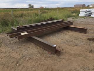 Qty of Assorted I-Beams, Approximately 5ft - 15ft PL#9135  (HIGH RIVER YARD)