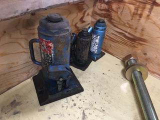 (3) Hydraulic Jacks  (HIGH RIVER YARD)