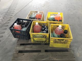 (5) 1 Gallon Jugs of Pressure Washer Soap, (30) Cans of Strike Hold And (25) Microfiber Cleaning Cloths PL#9008  (HIGH RIVER YARD)