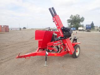 2017 Wheat Heart S/A Hydraulic Post Pounder c/w Honda GX390 Gas Engine, 2-5/16in Ball Hitch, Post Hugger and 225/75R15 Tires, S/N 300826W.  (HIGH RIVER YARD)