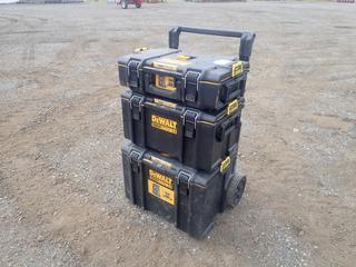 DeWalt Tough System 2.0 Lock In-Roll Out Tool Chest c/w Assorted Hand Tools  (HIGH RIVER YARD)