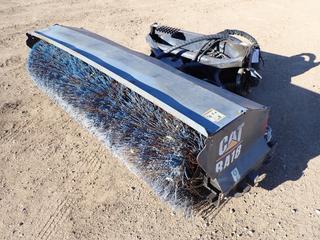 CAT BA18 84in Skid Steer Hydraulic Sweeper (FORT SASKATCHEWAN YARD)