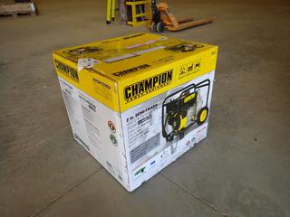 Unused Champion 2in Semi-Trash Water Transfer Pump w/ 196cc Engine (FORT SASKATCHEWAN YARD)