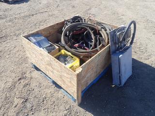 Quantity of Assorted High Pressure Hydraulic Hose, Air Hose, Electrical Switch Boxes, Panel Box, Meter Mask, Control Box, Etc  (HIGH RIVER YARD)