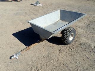 ATV Dump Trailer, 63-1/2in L x 46in W c/w 22x11.00-8 Tires  (HIGH RIVER YARD)