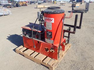 Hotsy Model 0619 Pressure Washer, Natural Gas 115V 1.5hp 750 PSI, S/N 850400EC *Note: Running Condition Unknown*  (HIGH RIVER YARD)